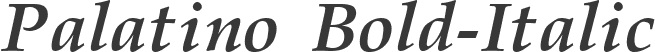 Palatino Bold-Italic