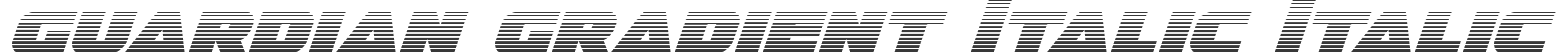 Guardian Gradient Italic Italic