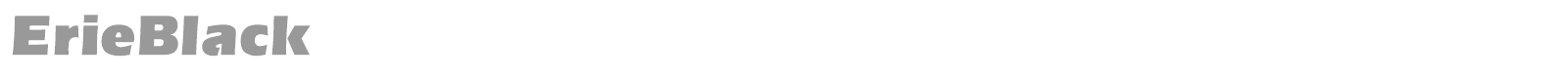 ErieBlack font preview