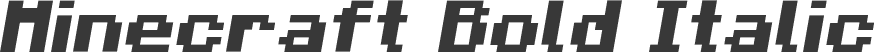 Minecraft Bold Italic