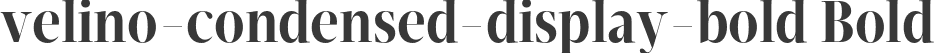 velino-condensed-display-bold Bold