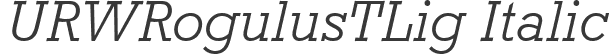 URWRogulusTLig Italic