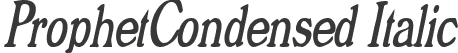 ProphetCondensed Italic