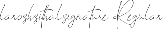 larosh-sithal-signature Regular