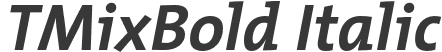 TMixBold Italic