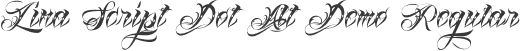 Lina Script Dot Alt Demo Regular