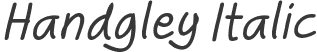 Handgley Italic