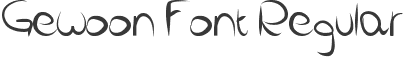 Gewoon Font Regular