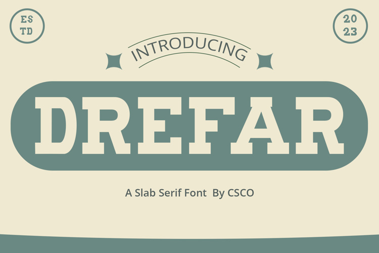 Drefar Font