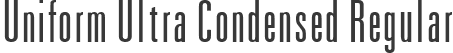 Uniform Ultra Condensed Regular