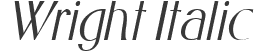 Wright Italic