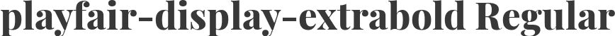 playfair-display-extrabold Regular