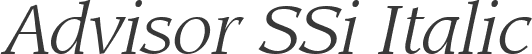 Advisor SSi Italic