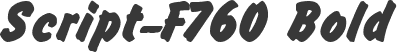 Script-F760 Bold