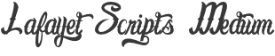 Lafayet Scripts Medium