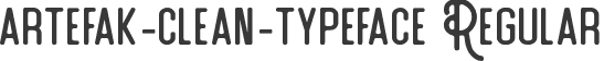 artefak-clean-typeface Regular