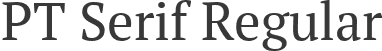 PT Serif Regular