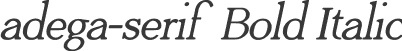 adega-serif Bold Italic