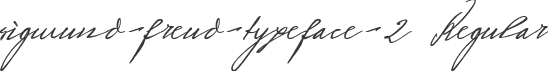 sigmund-freud-typeface-2 Regular