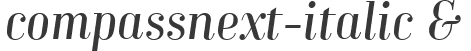 compassnext-italic &