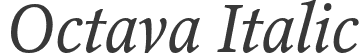 Octava Italic