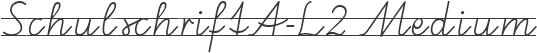 SchulschriftA-L2 Medium