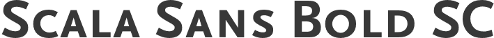 Scala Sans Bold SC