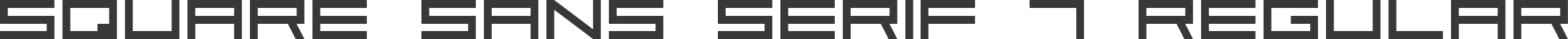 Square Sans Serif 7 Regular