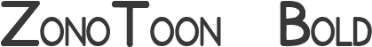 ZonoToon  Bold