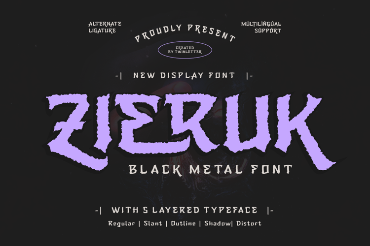 ZIERUK Trial Font