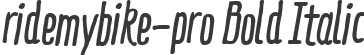 ridemybike-pro Bold Italic