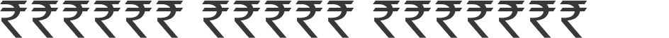 Indian Rupee Regular
