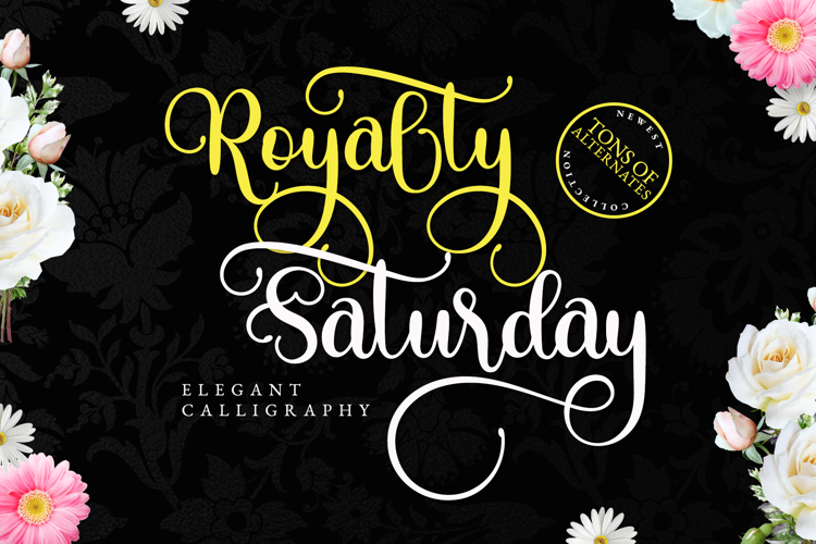 Royalty Saturday Font