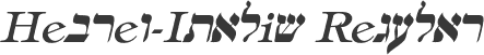 Hebrew-Italic Regular