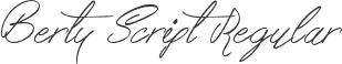 Berty Script Regular