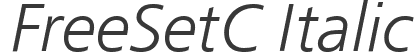 FreeSetC Italic