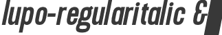 lupo-regularitalic &