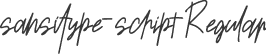 sansitype-script Regular