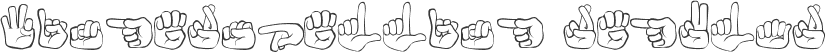 Fingerspelling Regular