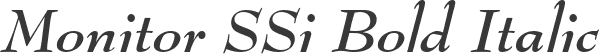 Monitor SSi Bold Italic
