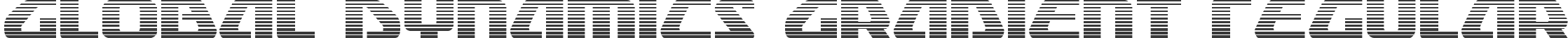 Global Dynamics Gradient Regular