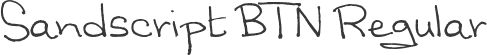 Sandscript BTN Regular