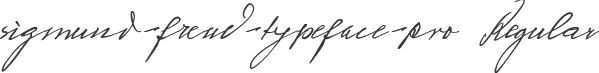sigmund-freud-typeface-pro Regular