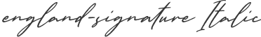 england-signature Italic