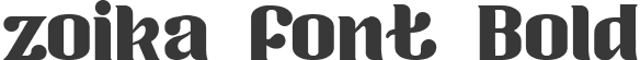 zoika-font Bold