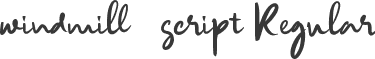 windmill-script Regular