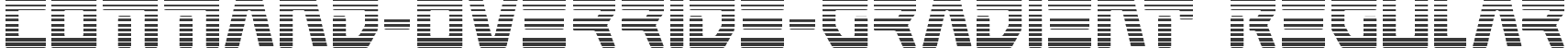 command-override-gradient Regular