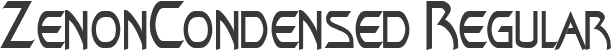 ZenonCondensed Regular