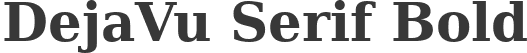 DejaVu Serif Bold