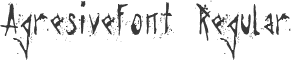 Agresivefont Regular